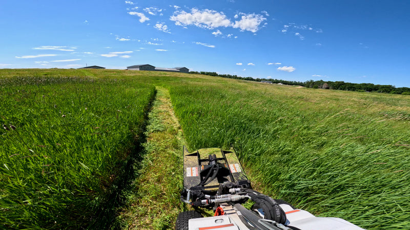 Industrial Mini Skid Steer Brush Cutter/Brush Mower- The Brush Buster Mini by Quick Attach