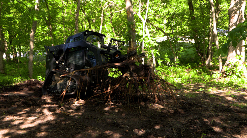 Skid Steer Tree Puller| The Power Claw