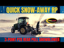 CERTIFIED USED1438 - 620RP REAR PULL SNOWBLOWER W/MANUAL CHUTE & DEFLECTOR - $4,995 +FREIGHT