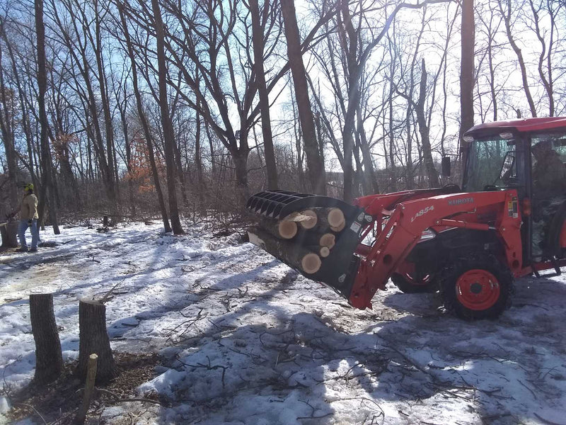 Skid Steer Grapple Rake/Root Grapple | The Quick Claw