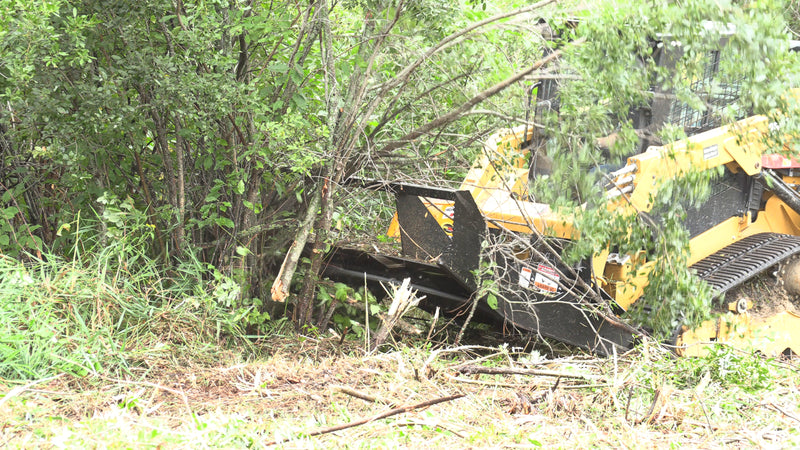 Skid Steer Brush Cutter | The Mega Mower X