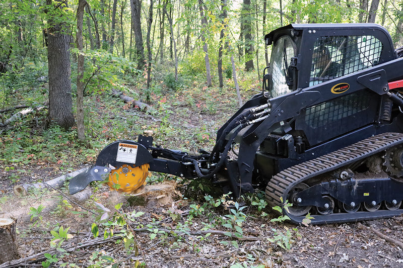 Skid Steer Stump Grinder | The Quick Stump Away