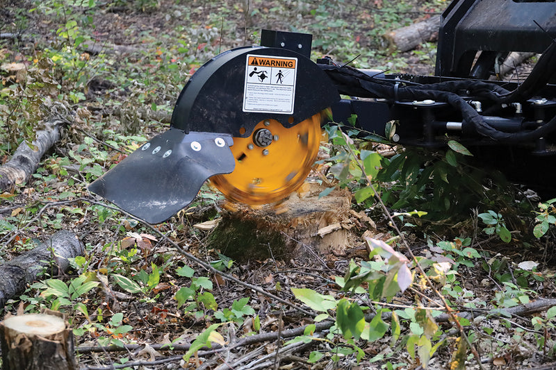 Skid Steer Stump Grinder | The Quick Stump Away