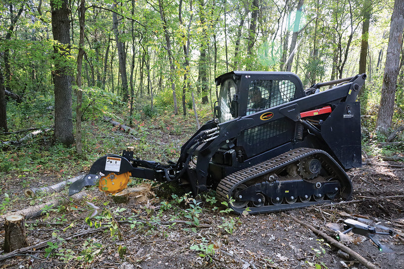 Skid Steer Stump Grinder | The Quick Stump Away