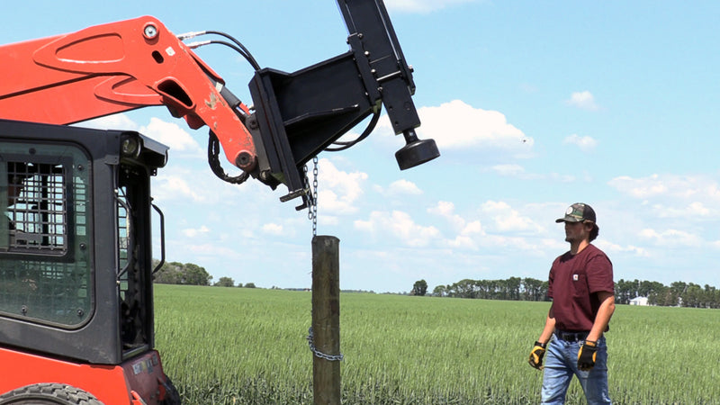 Skid Steer Post Driver | The Pile Driver