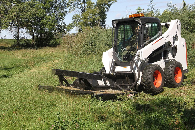 Bolt-on push bar (optional) for heavy clearing applications