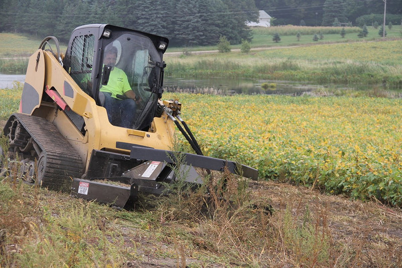 Cut, clear, and mulch unwanted brush, thickets, grass and saplings