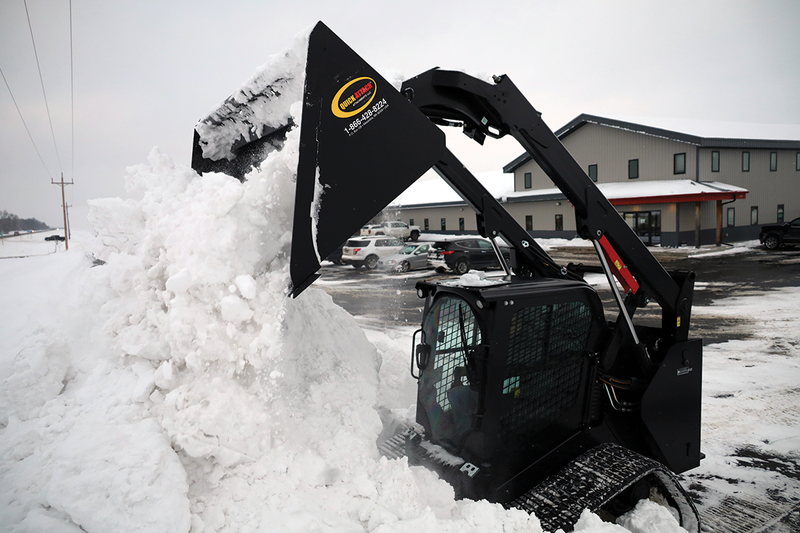 Skid Steer Snow/Light Material Bucket | The Big Bucket™
