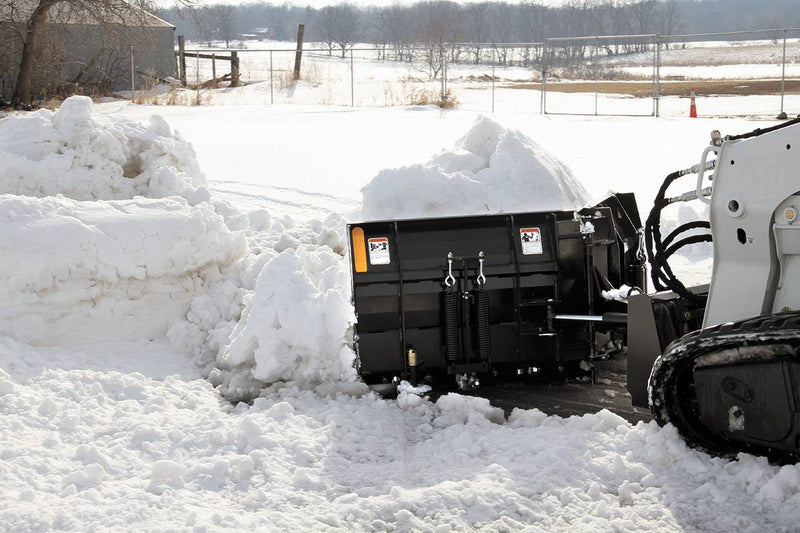 Two-way hydraulic control provides full moldboard control in V, scoop, left and right positions