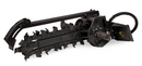 The Mini Trencher is the perfect trench digging solution for your mini skid steer or walk behind machine. Cut through the toughest earth with ease with available bullet and scorpion tooth chains. Built in skid shoe provides proper auger depth control for a smooth cut and faster digging.