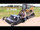 84" Brush Mower | Brush Buster Max - Commercial High Flow Dual Rotary Brush Cutter/Brush Mower